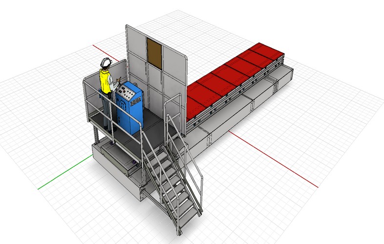 Aluminium Billet Transfer Trolley Aluminium Billet Transfer Trolley